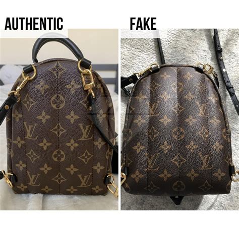 lv palm springs mini real vs fake|How To Spot Real Vs Fake Louis Vuitton Palm Springs Mini – .